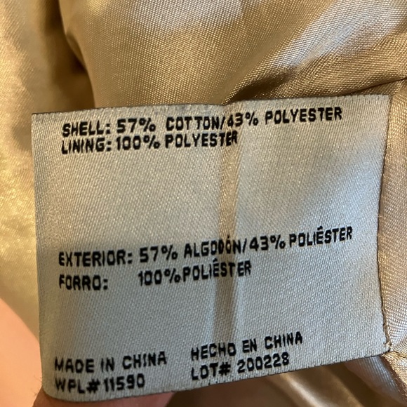 Impermeable trench coat womens size S - Picture 5 of 5